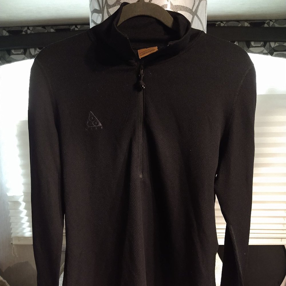 NIKE ACG THERMAL ½-ZIP TOP BLACK LONG SLEEVE XL